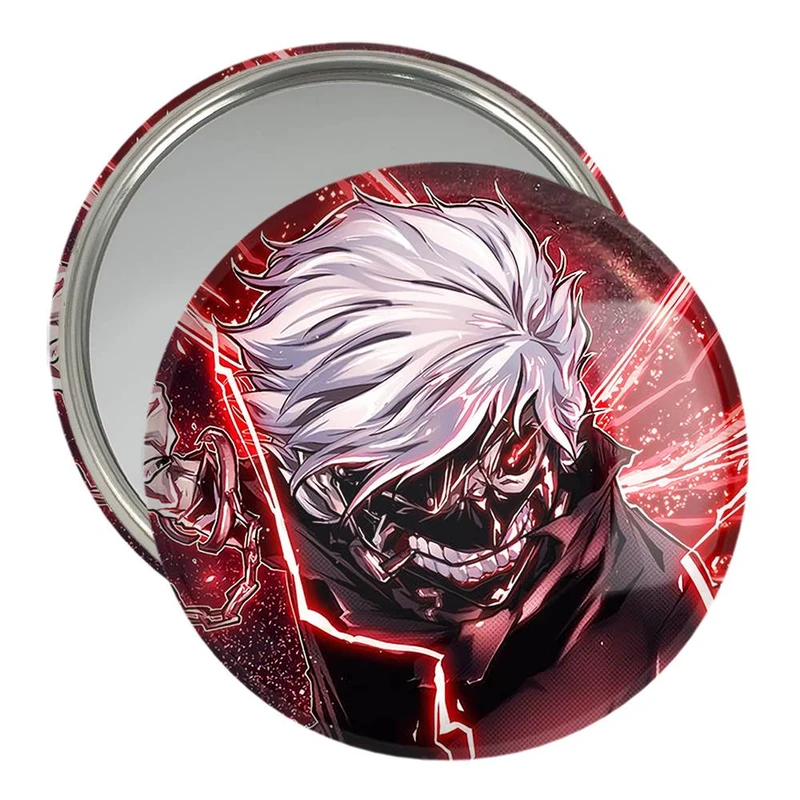 آینه جیبی خندالو مدل کانکی کن انیمه توکیو غول Tokyo Ghoul  کد 11873