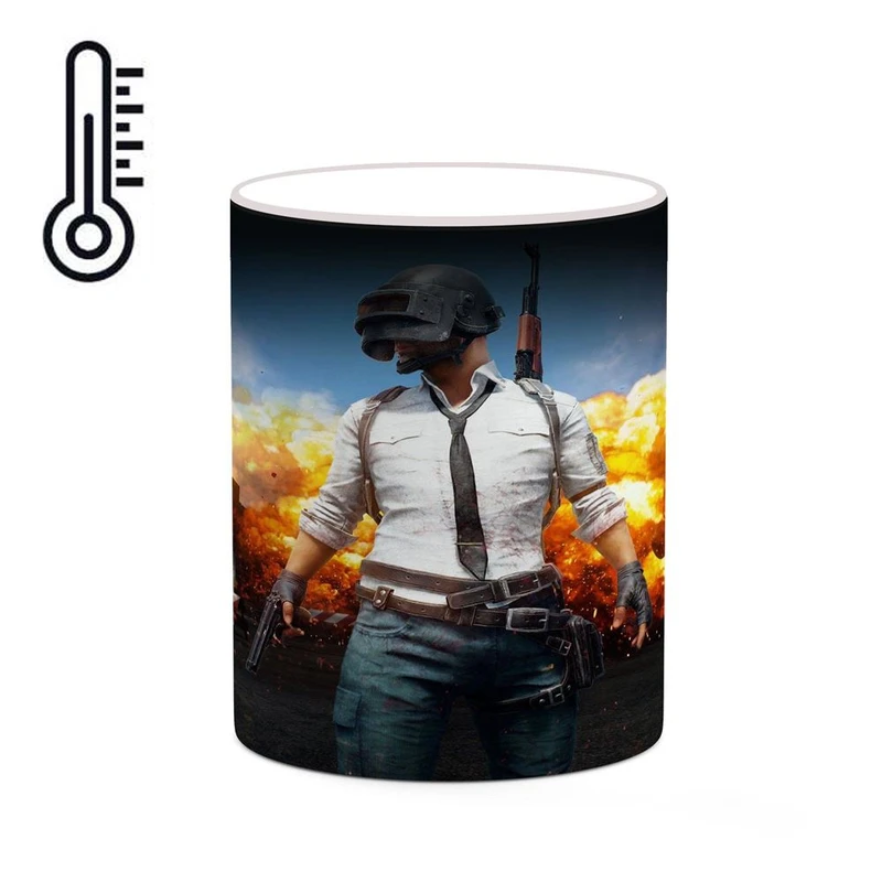 ماگ حرارتی کاکتی مدل بازی پابجی PUBG کد mgh30012