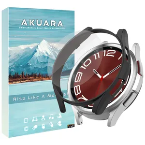 Akuara Full Protection Guard Cover For Samsung Galaxy Watch 6 47mm with screen protector
