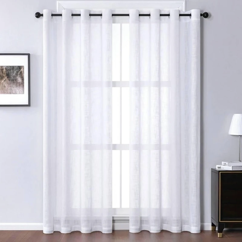 پرده مدل حریر کتان سایز 280 × 300 سانتی‌متر