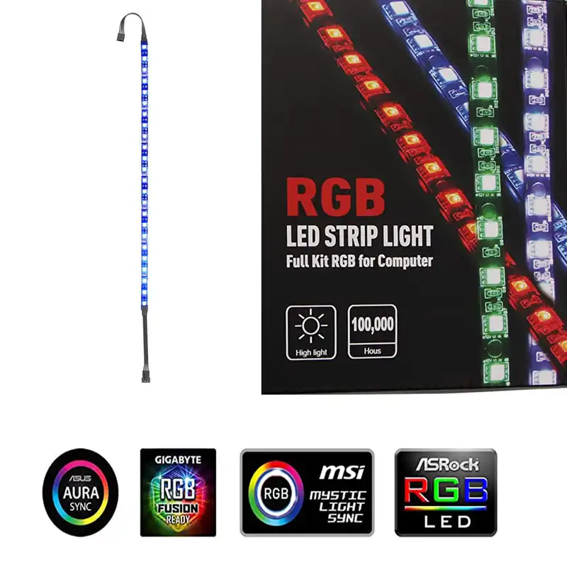 کیت نور پردازی کیس مدل RGB MS1