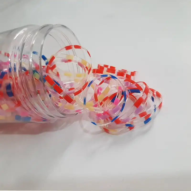 کش مو زنانه مدل چهل گیس ایموجی کد sb-pnk بسته 120 عددی