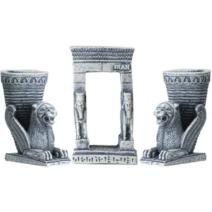 مجسمه طرح دروازه ملل و جام مجموعه سه عددی