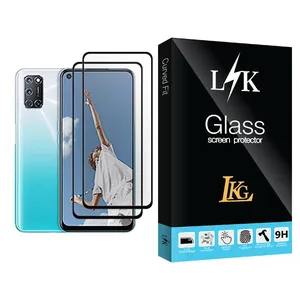 LKG LK Glass MIX002 Screen Protector For Oppo A52 Pack Of 2