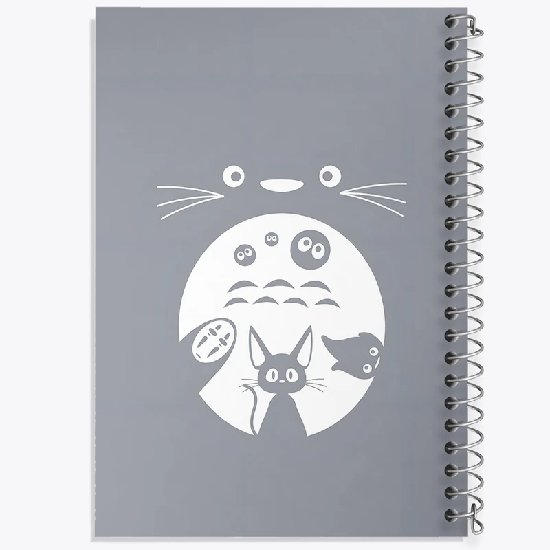 دفتر مشق 100 برگ خندالو طرح انیمه توتورو (Totoro)  کد N4032