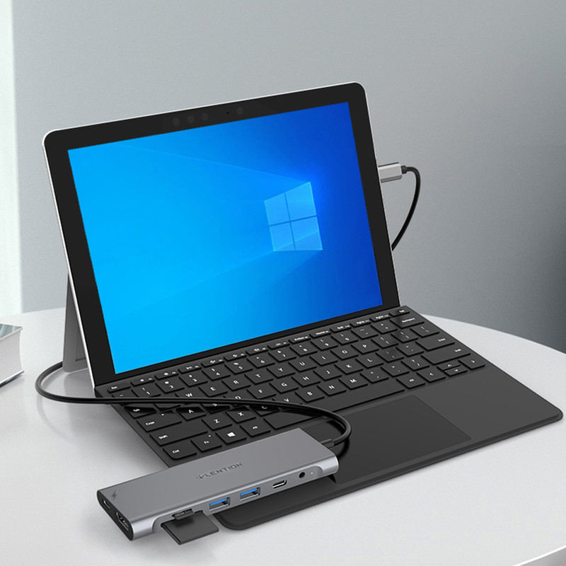 هاب 8 پورت USB-C لنشن مدل C37 2