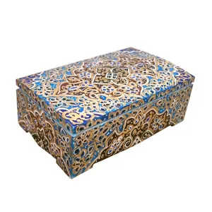جعبه جواهرات استخوانی طرح تذهيب کد B 264