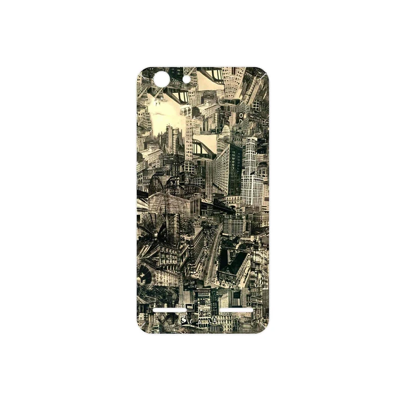 برچسب پوششی ماهوت مدل Collage of Skyscraper مناسب برای گوشی موبایل لنوو Vibe K5 Plus