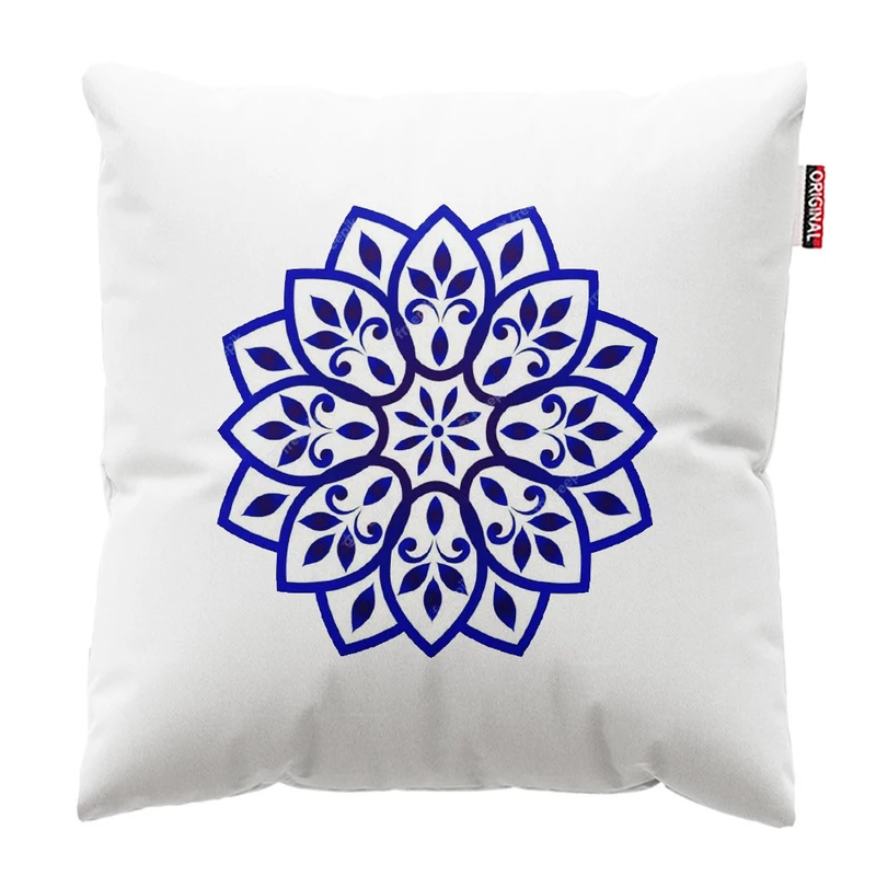 کوسن پاد آفرین طرح نقش گل کد 3090 سایز 40*40 سانتی متر