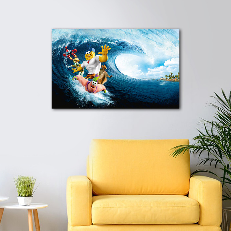 تابلو شاسی عرش مدل فانتزی انیمیشن باب اسفنجی کد As4089