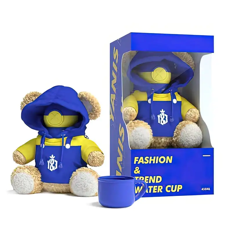 فلاسک کودک مدل عروسکی خرسی کریس گنجایش 450 میلی لیتر