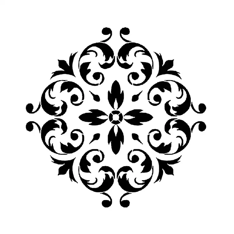 شابلون باتیس آرت طرح تذهیب کد 183