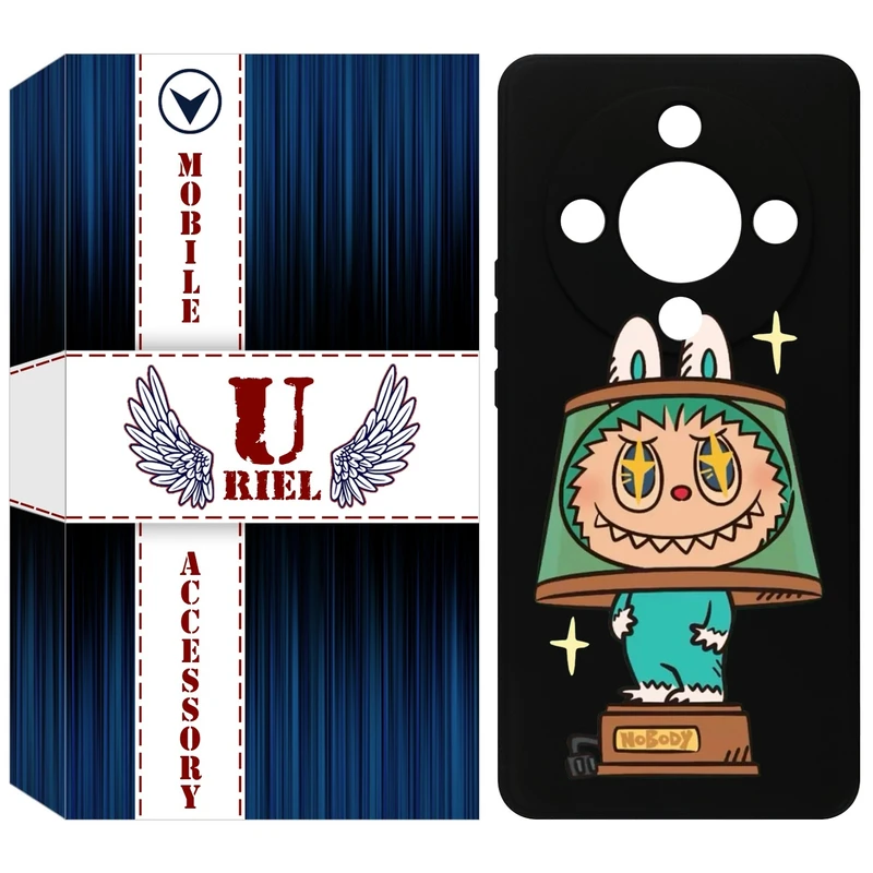 کاور یوریل مدل KSH کد 126 طرح عروسک لبوبو مناسب برای گوشی موبایل آنر X9b / X50 / Magic6 Lite