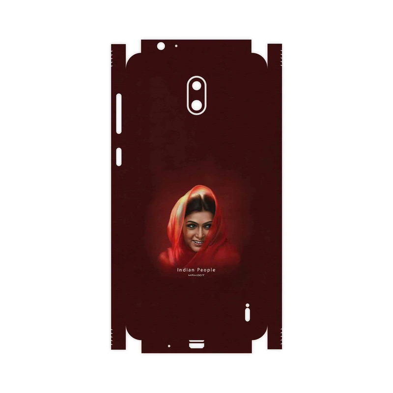 برچسب پوششی ماهوت مدل Portrait of an Indian Woman-FullSkin مناسب برای گوشی موبایل نوکیا 2