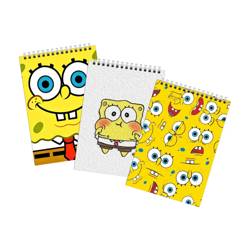 دفتر نقاشی 40 برگ لالالی لو طرح باب اسفنجی کد 62 مجموعه 3 عددی