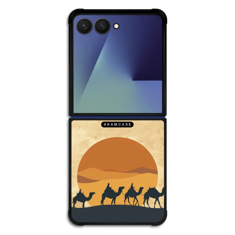 کاور آکام مدل AMC-WSGZFLIP7-DESERT-14 مناسب برای گوشی موبایل سامسونگ Galaxy Z Flip 7