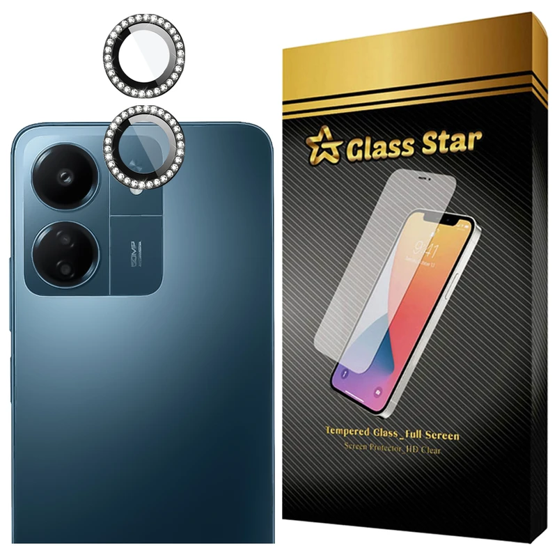 محافظ لنز دوربین شیشه‌ای گلس استار مدل NRIG20 مناسب برای گوشی موبایل شیائومی Redmi 13C