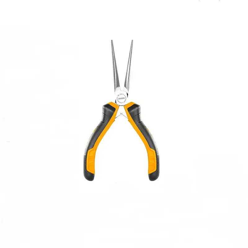 انبر دم باریک دم گرد اینکو مدل HMNNP08115 سایز 4.5 اینچ