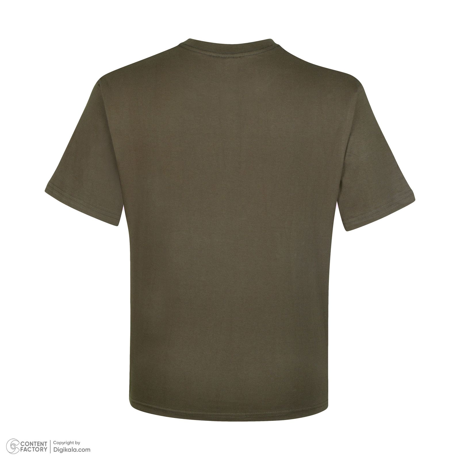 تی شرت آستین کوتاه مردانه پاتن جامه مدل  نخی 331621030002999 رنگ سبز تیره -  - 10