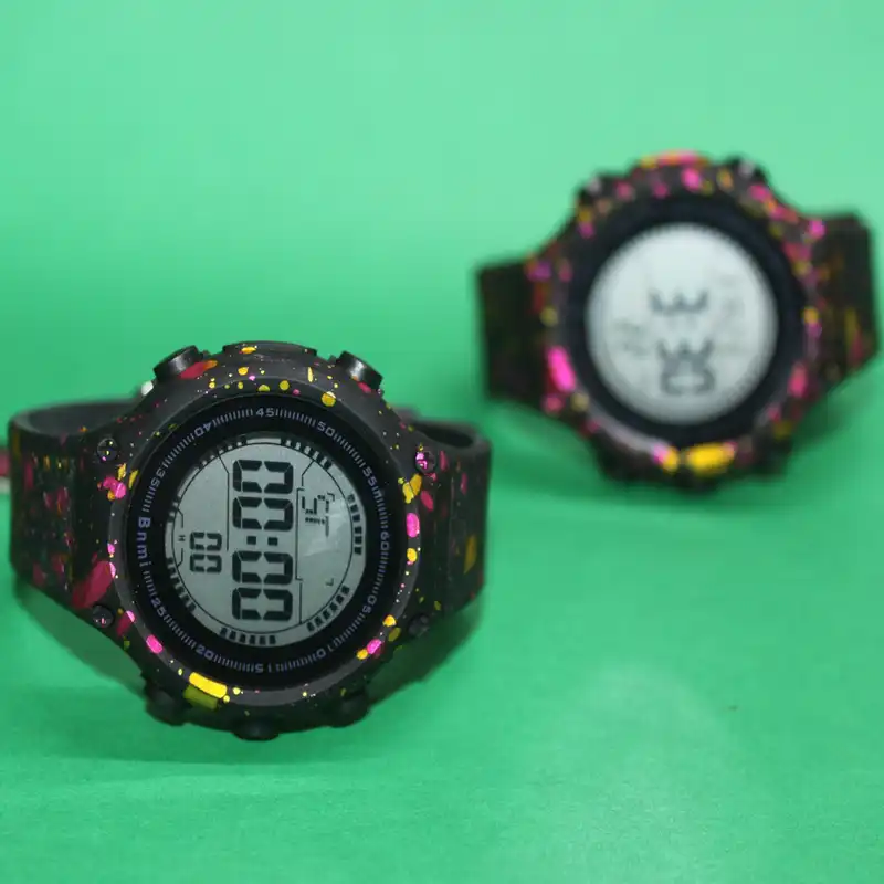 ست ساعت مچی دیجیتال زنانه و مردانه مدل bnmi-go