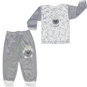 ست تی شرت و شلوار نوزادی مدل GSF