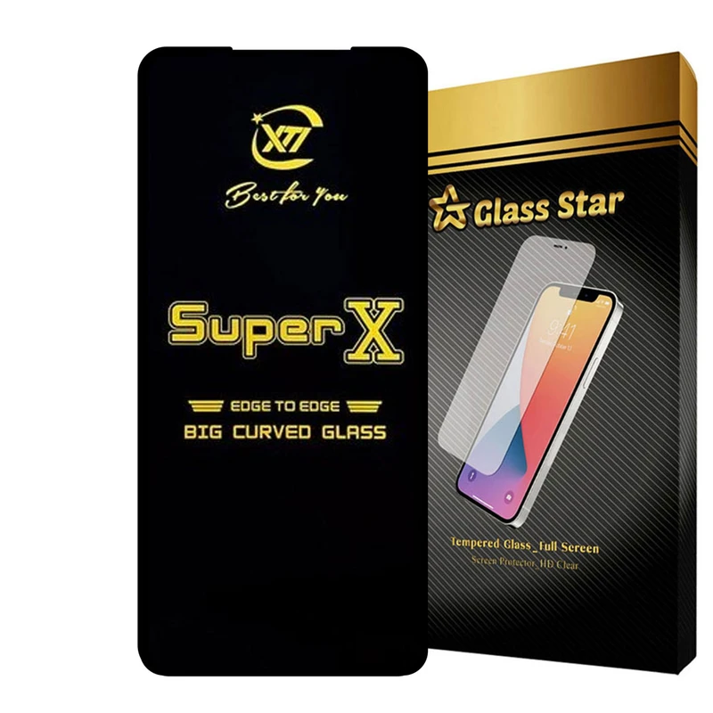 محافظ صفحه نمایش گلس استار مدل SUPERXS مناسب برای گوشی موبایل ریلمی 7 5G