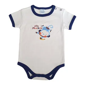 بادی آستین کوتاه نوزادی مدل 54