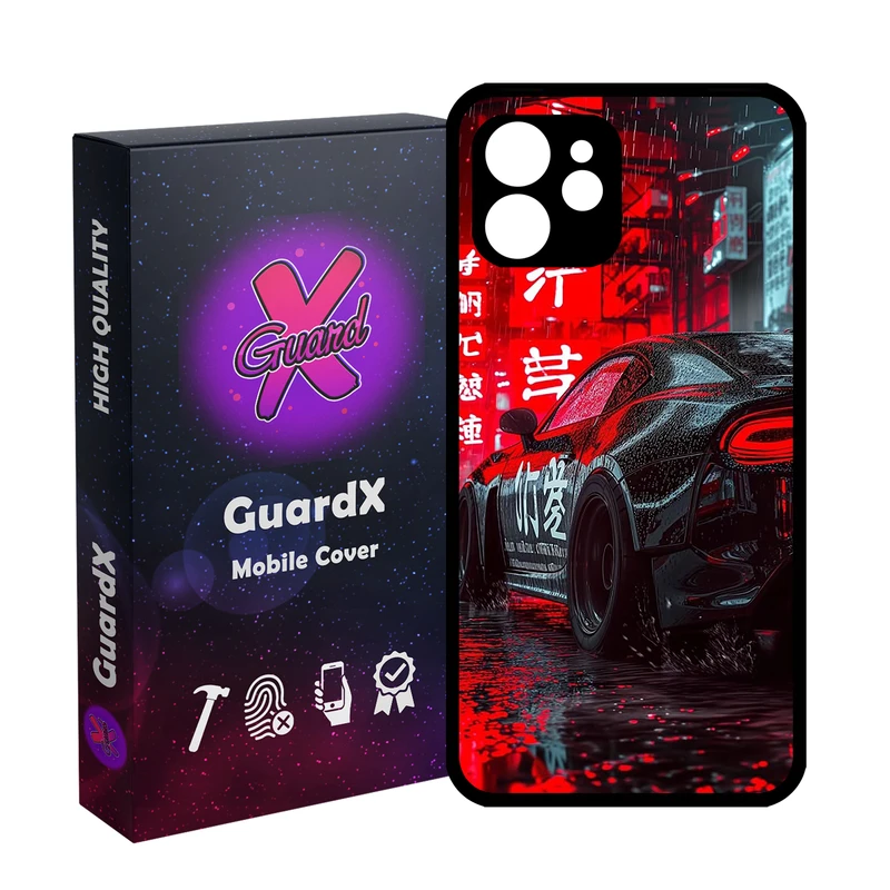کاور گارد ایکس طرح ماشین مدل Glass10740 مناسب برای گوشی موبایل اپل iPhone 12