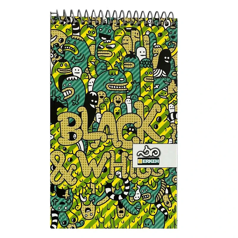 دفترچه یادداشت 100 برگ برکه مدل خبرنگاری کد 3103