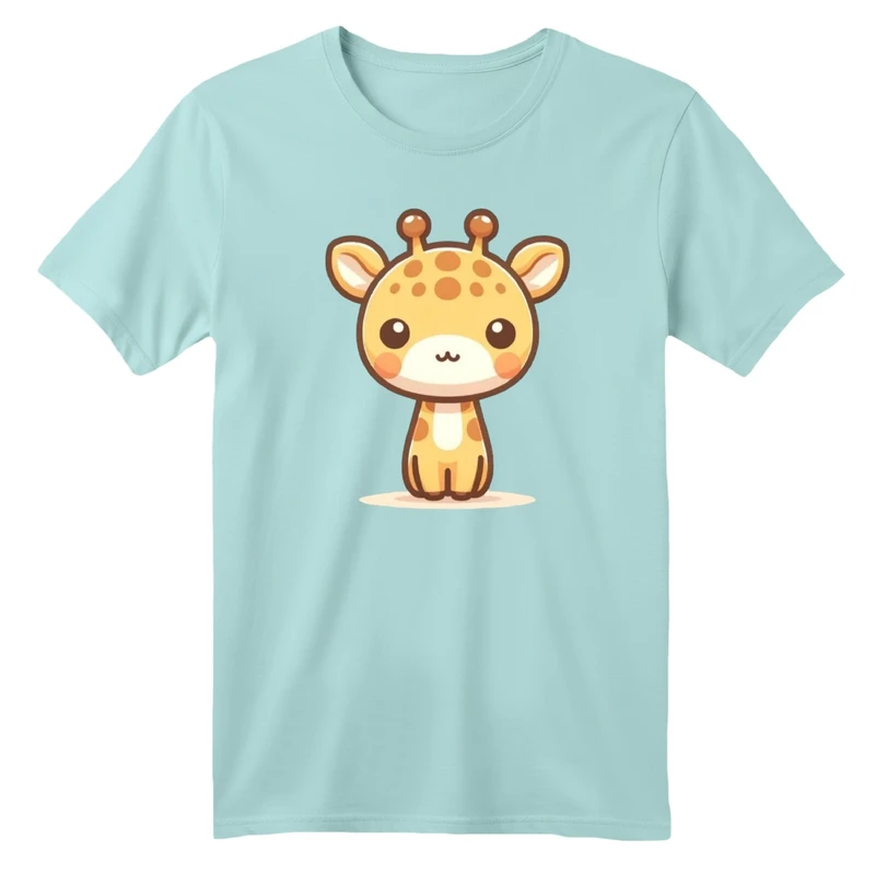 تی شرت آستین کوتاه بچگانه مدل زرافه کیوت