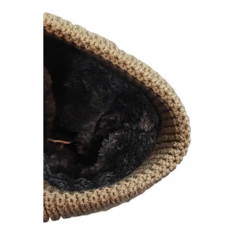 کلاه بافتنی بچگانه مدل پلکی ۰۳