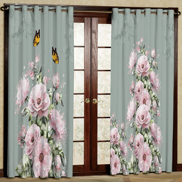 پرده مدل چاپی هازان پانچی کد 301 سایز 200x140 سانتی متر