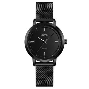 ساعت مچی عقربه ای زنانه اسکمی مدل بند حصیری کد Skbk