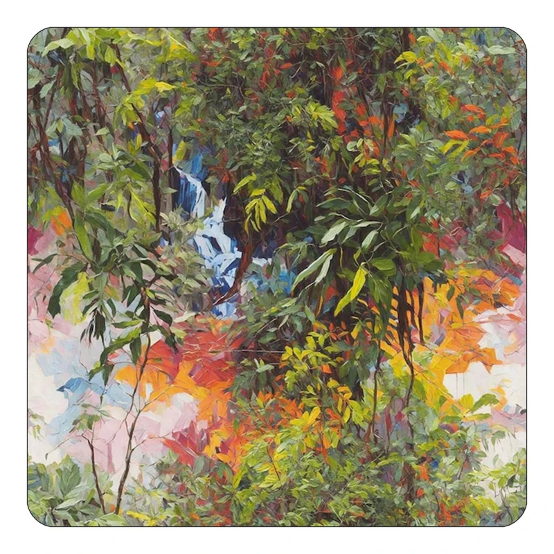 مگنت کاکتی طرح نقاشی رنگ روغن مدل mp70618