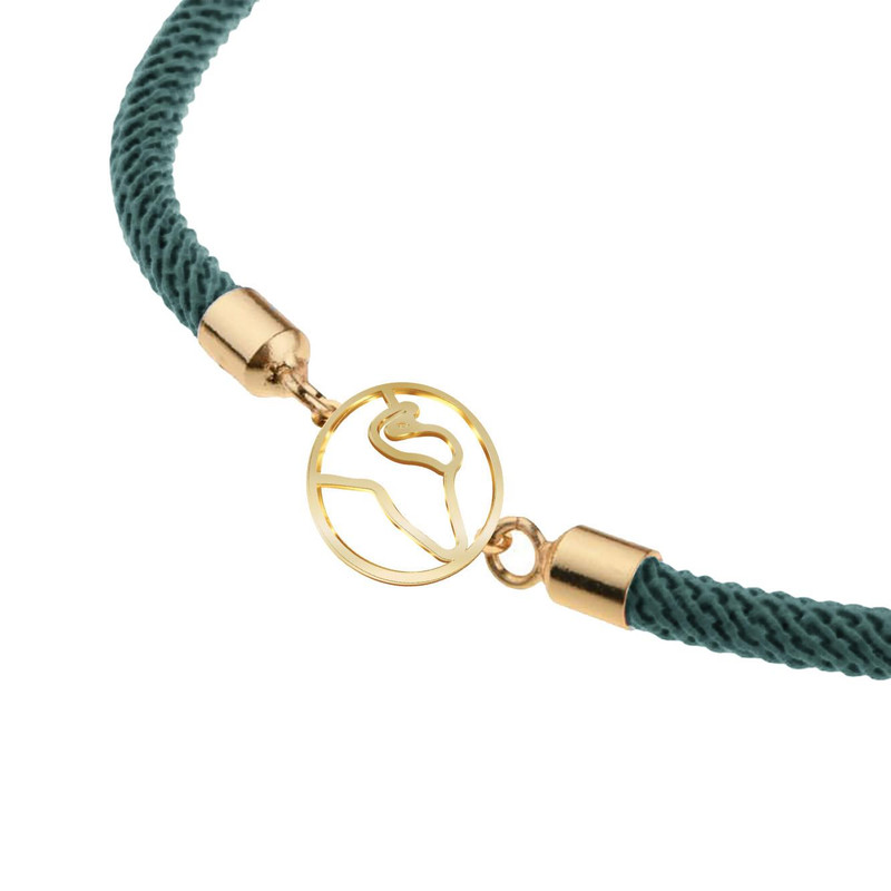 دستبند طلا 18 عیار زنانه مدوپد مدل گاومیش کد D16-10209