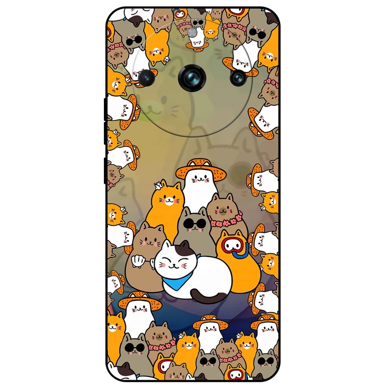 کاور مگافون طرح گربه مدل 7717 مناسب برای گوشی موبایل ریلمی 11 Pro / 11 Pro Plus