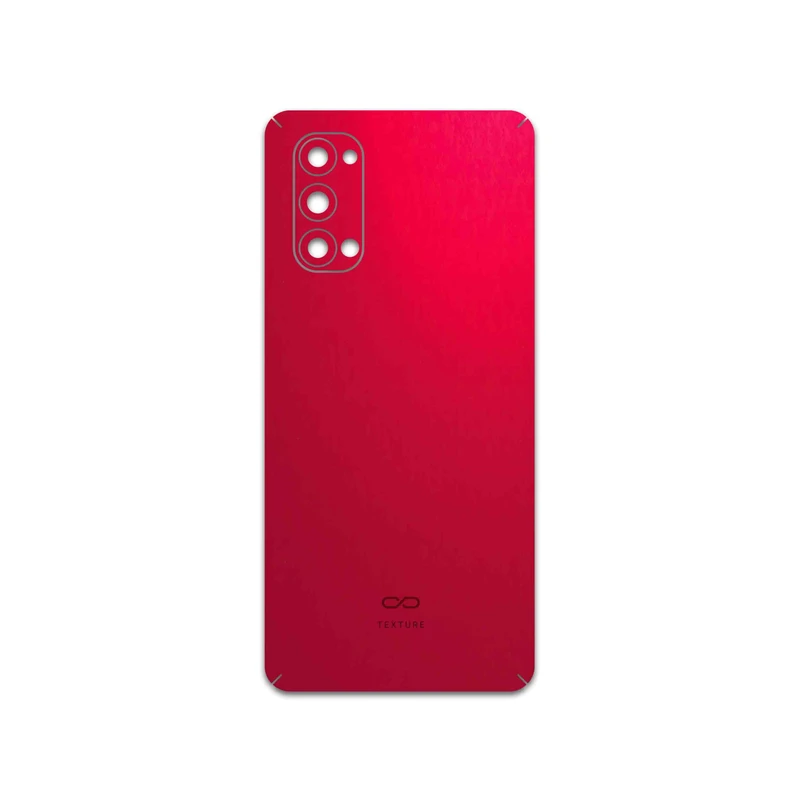 برچسب پوششی ماهوت مدل Matte-Warm-Red مناسب برای گوشی موبایل اپو Reno4 Pro 5G
