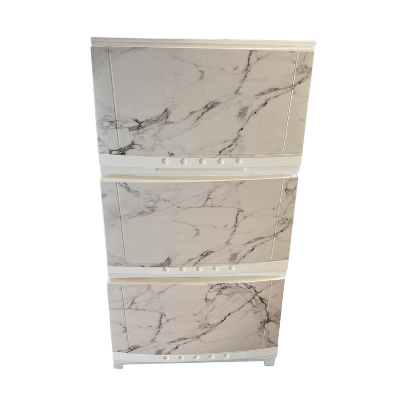 فایل کشویی مدل 3 کشو طرح سنگ مارینا T312