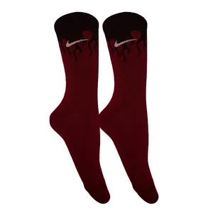 جوراب ساق بلند مدل کش اسپرت آتیشی کد ZR01