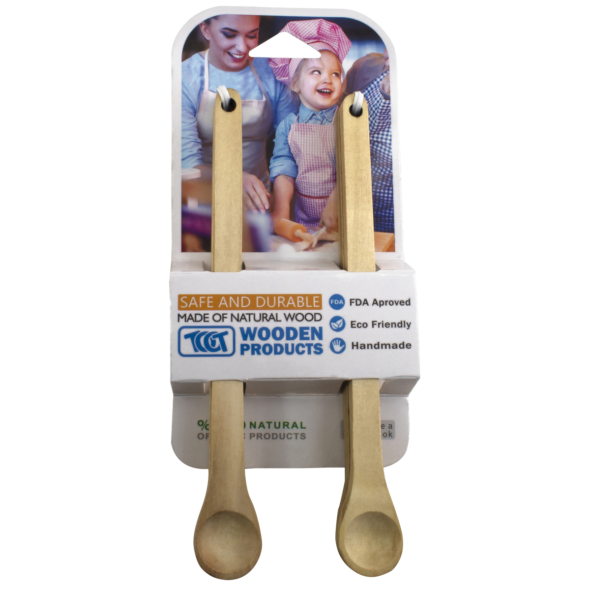 پیمانه چوبی توت مدل 1002 بسته 4 عددی