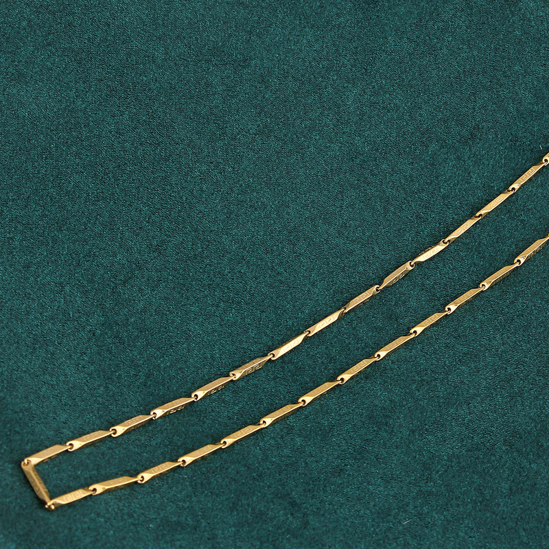 زنجیر زنانه بازرگانی میلادی مدل فانتزی استیل کد ZR_086