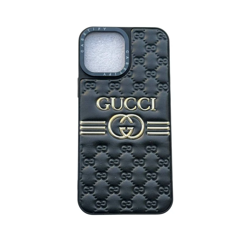 کاور مدل چرم کد Gucci60 مناسب برای گوشی موبایل اپل Iphone 14 pro