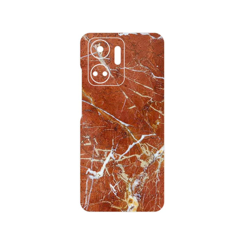 برچسب پوششی ماهوت مدل Red Marble مناسب برای گوشی موبایل آنر X7a