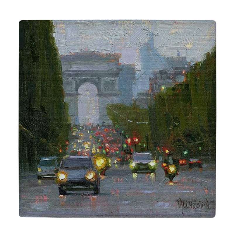  زیر لیوانی طرح نقاشی دروازه آزادی پاریس کد    3423075_1113