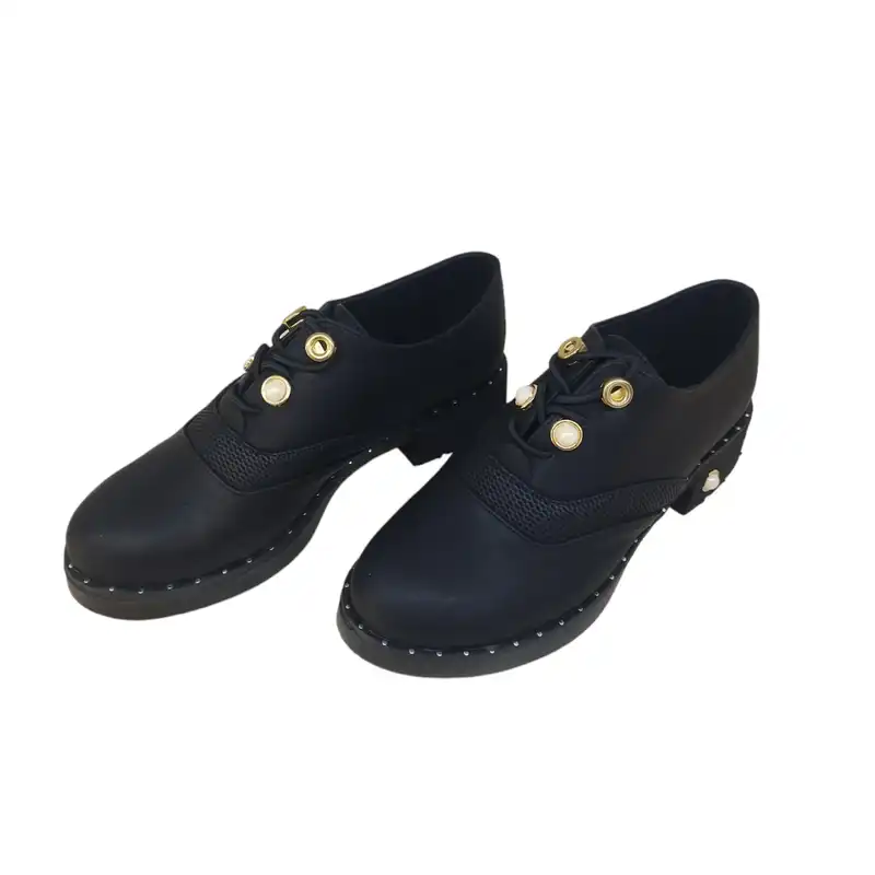 کفش زنانه مدل مروارید 025 بیاله رنگ مشکی