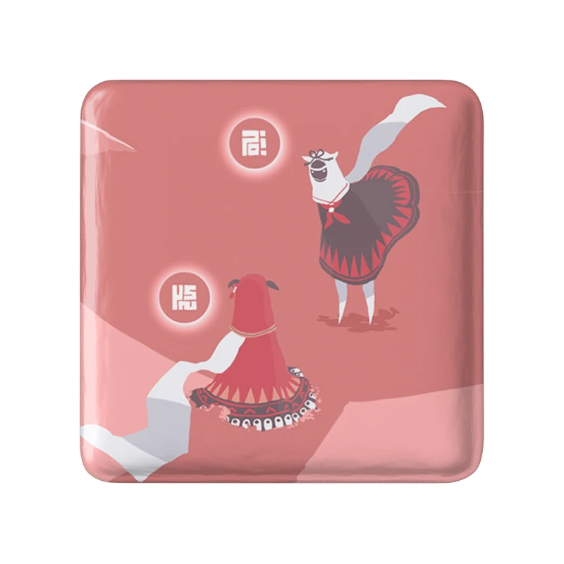 مگنت خندالو طرح بازی جورنی (Journey) مدل مربعی کد 35616