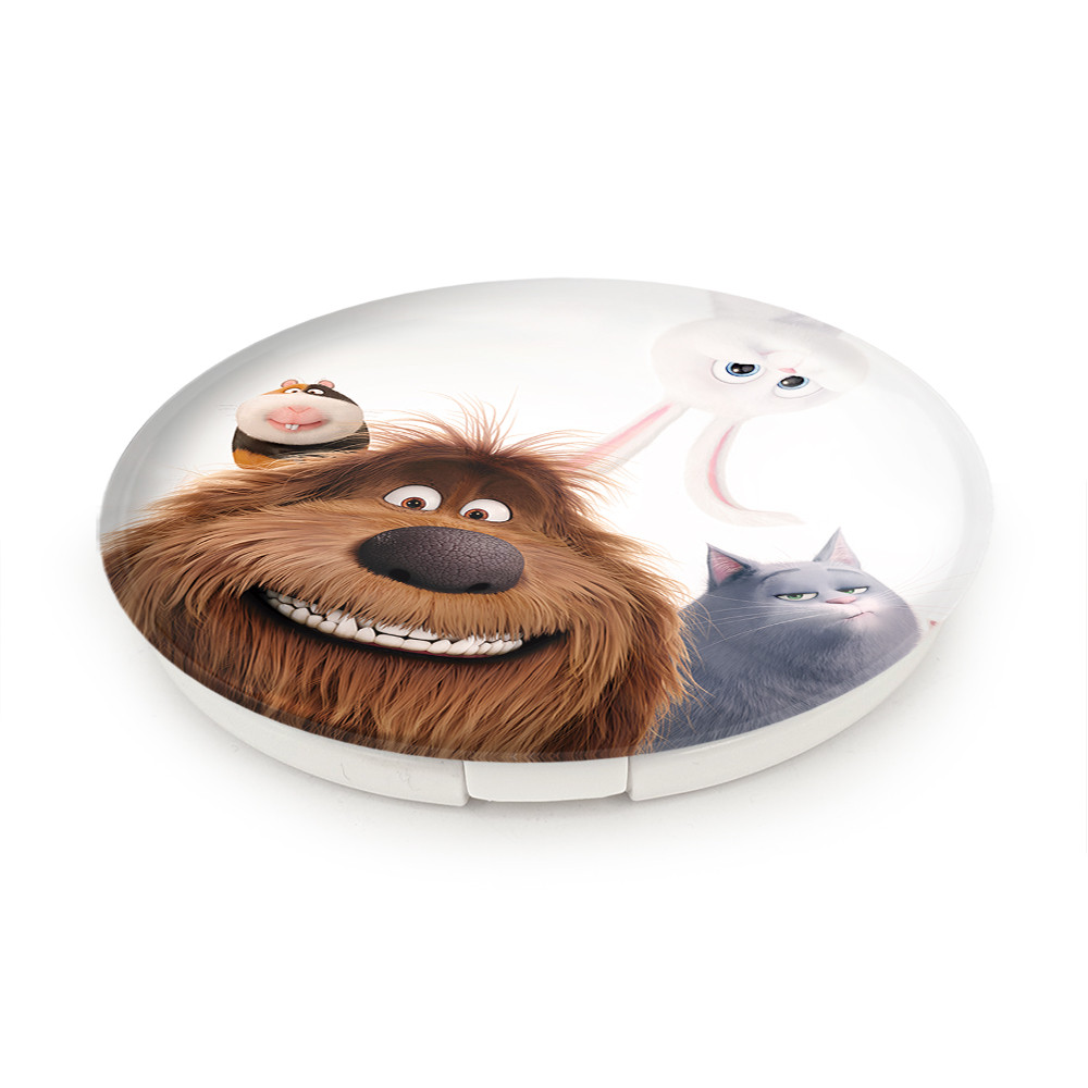 آینه جیبی خندالو طرح زندگی پنهان حیوانات خانگی The Secret Life of Pets مدل تاشو کد 10682 آینه جیبی خندالو طرح زندگی پنهان حیوانات خانگی The Secret Life of Pets مدل تاشو کد 10682