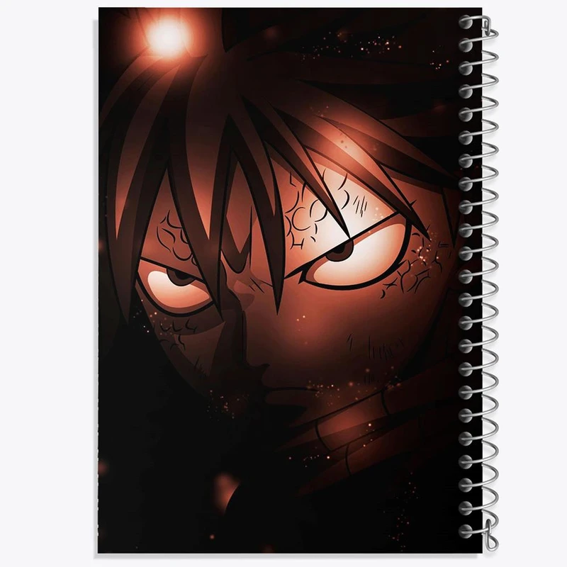 دفتر مشق 100 برگ خندالو طرح ناتسو انیمه فری تیل Fairy Tail کد 16465