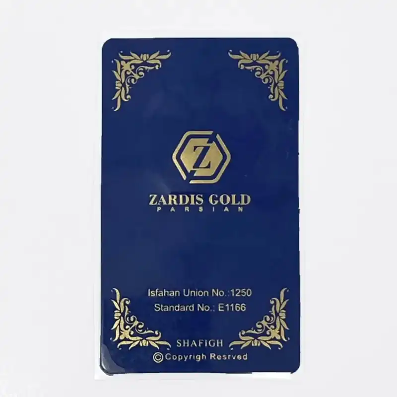 طلا گرمی 18 عیار زردیس مدل پارسیان کد 003