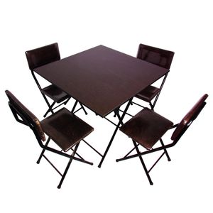 میز و صندلی ناهارخوری میزیمو مدل تاشو کد 05302
